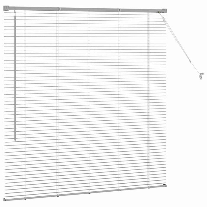 Jaluzele venetiene Manual Argintiu 130 x 135 cm Aluminiu - WALTI WALTI