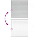 Jaluzele venetiene Manual Argintiu 130 x 135 cm Aluminiu - WALTI WALTI