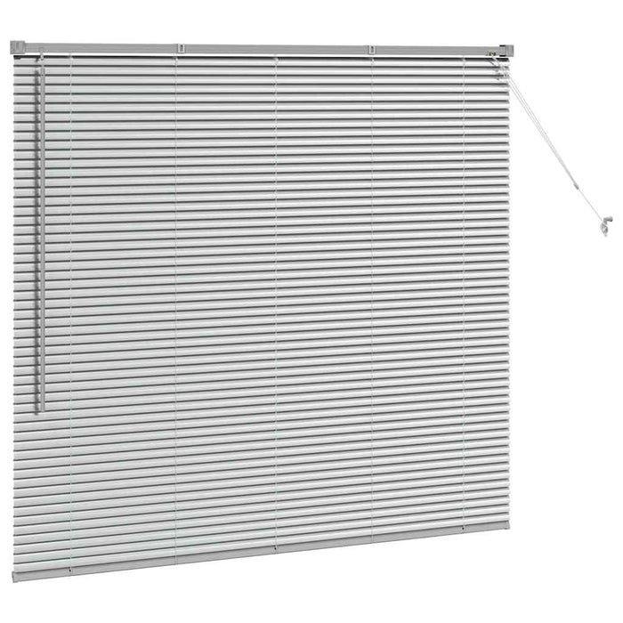 Jaluzele venetiene Manual Argintiu 130 x 140 cm Aluminiu - WALTI WALTI