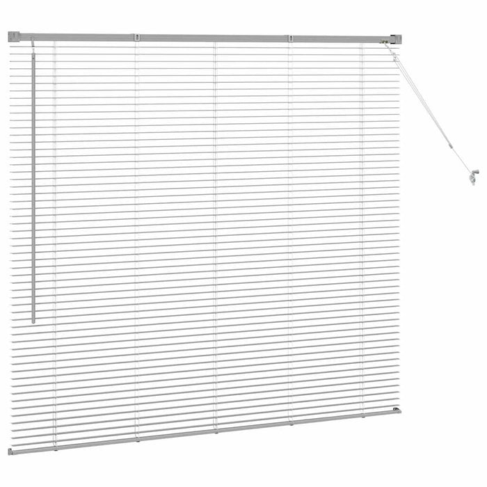 Jaluzele venetiene Manual Argintiu 130 x 140 cm Aluminiu - WALTI WALTI