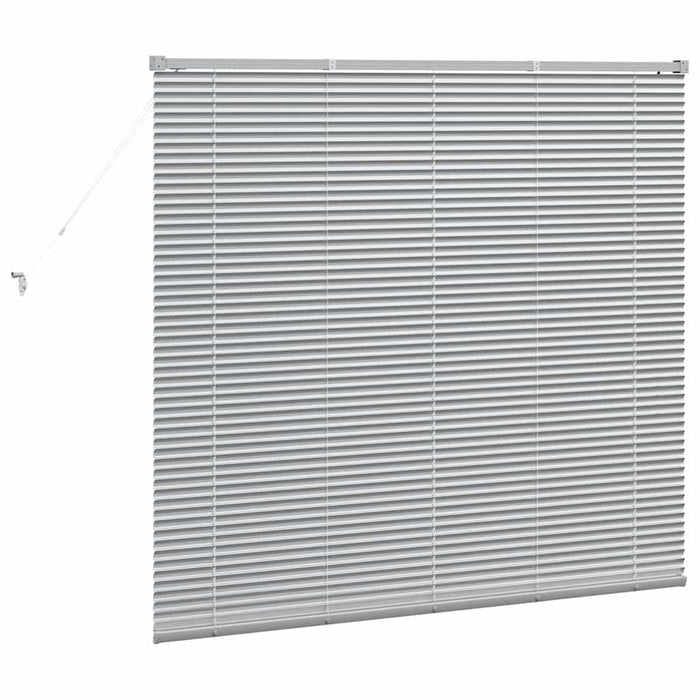 Jaluzele venetiene Manual Argintiu 130 x 140 cm Aluminiu - WALTI WALTI