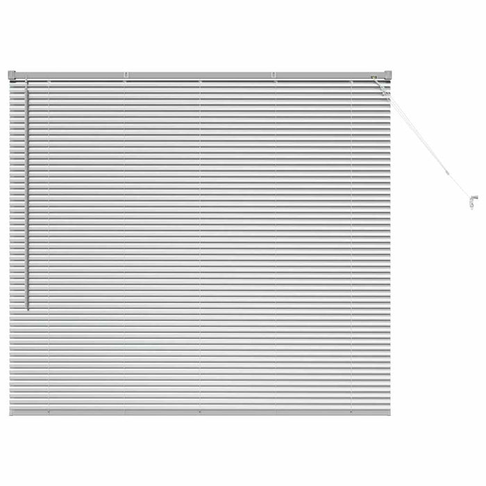 Jaluzele venetiene Manual Argintiu 130 x 140 cm Aluminiu - WALTI WALTI