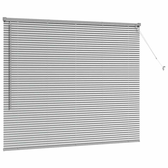 Jaluzele venetiene Manual Argintiu 130 x 155 cm Aluminiu - WALTI WALTI