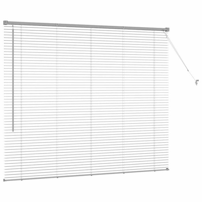 Jaluzele venetiene Manual Argintiu 130 x 155 cm Aluminiu - WALTI WALTI