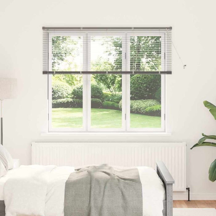 Jaluzele venetiene Manual Argintiu 130 x 160 cm Aluminiu - WALTI WALTI