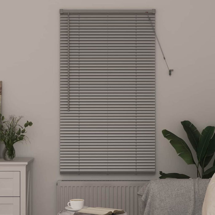 Jaluzele venetiene Manual Argintiu 175 x 75 cm Aluminiu WALTI