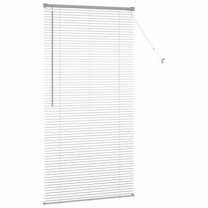 Jaluzele venetiene Manual Argintiu 175 x 95 cm Aluminiu - WALTI WALTI