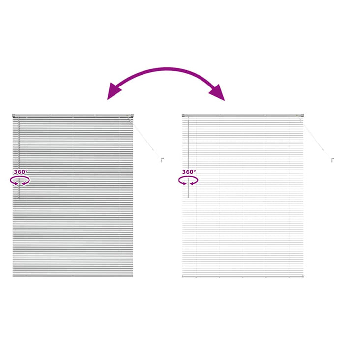 Jaluzele venetiene Manual Argintiu 175 x 125 cm Aluminiu WALTI