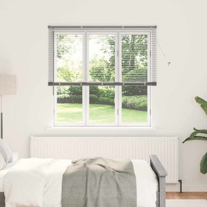 Jaluzele venetiene Manual Argintiu 175 x 145 cm Aluminiu - WALTI WALTI