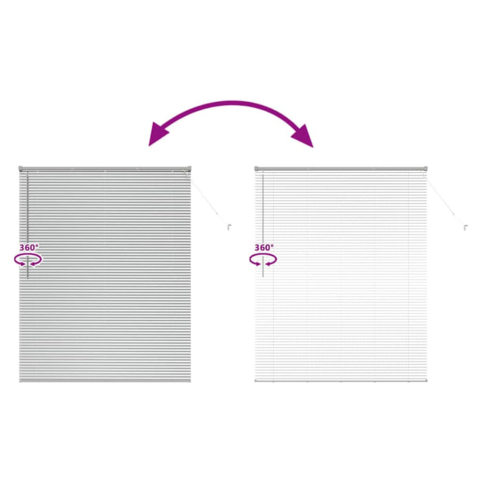Jaluzele venetiene Manual Argintiu 175 x 150 cm Aluminiu - WALTI WALTI