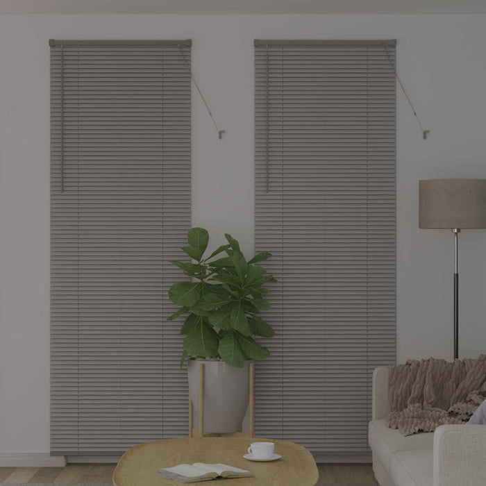 Jaluzele venetiene Manual Argintiu 220 x 80 cm Aluminiu - WALTI WALTI