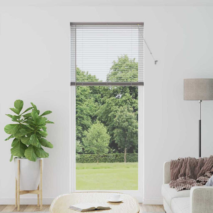 Jaluzele venetiene Manual Argintiu 220 x 85 cm Aluminiu - WALTI WALTI