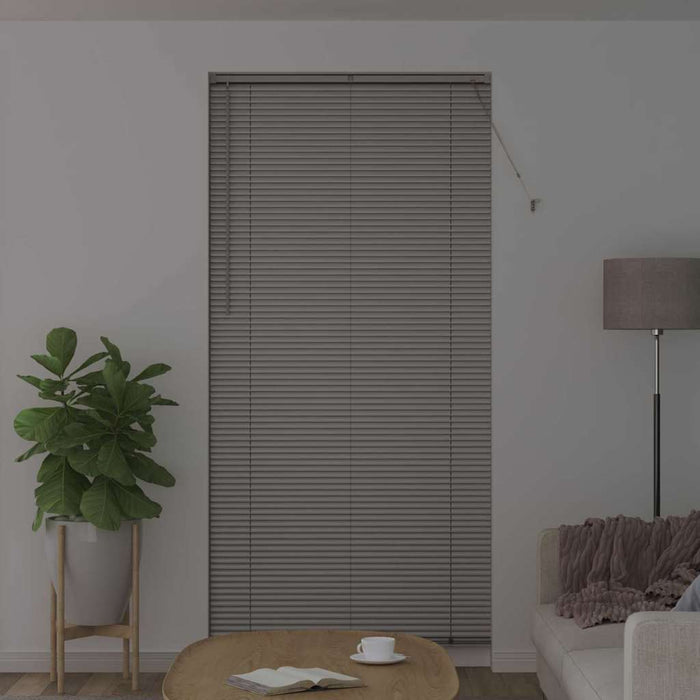 Jaluzele venetiene Manual Argintiu 220 x 105 cm Aluminiu - WALTI WALTI