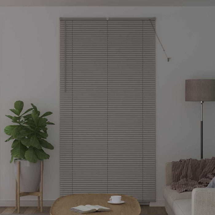 Jaluzele venetiene Manual Argintiu 220 x 115 cm Aluminiu - WALTI WALTI
