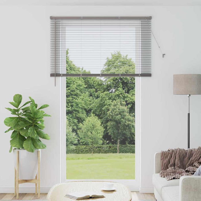 Jaluzele venetiene Manual Argintiu 220 x 125 cm Aluminiu - WALTI WALTI