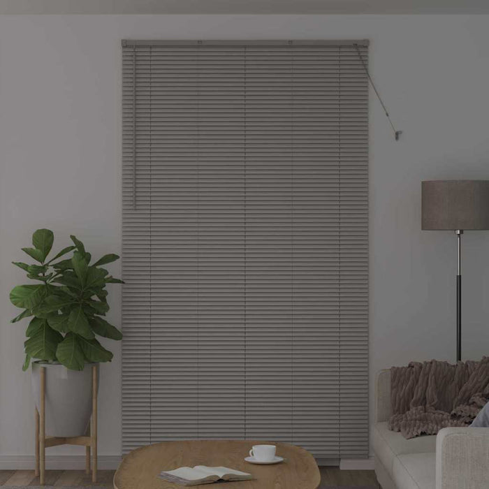 Jaluzele venetiene Manual Argintiu 220 x 125 cm Aluminiu - WALTI WALTI