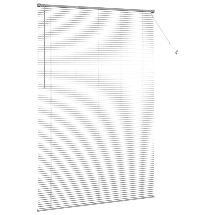 Jaluzele venetiene Manual Argintiu 220 x 145 cm Aluminiu - WALTI WALTI
