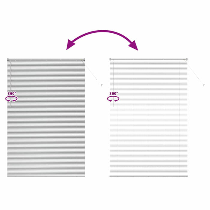 Jaluzele venetiene Manual Argintiu 220x150cm Aluminiu - WALTI WALTI