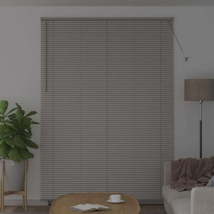 Jaluzele venetiene Manual Argintiu 220 x 155 cm Aluminiu WALTI