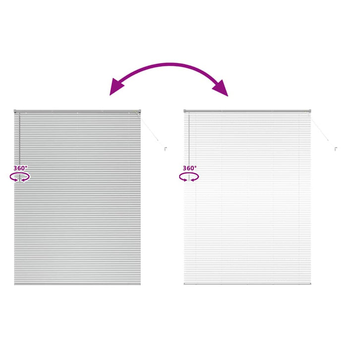 Jaluzele venetiene Manual Argintiu 220 x 155 cm Aluminiu WALTI