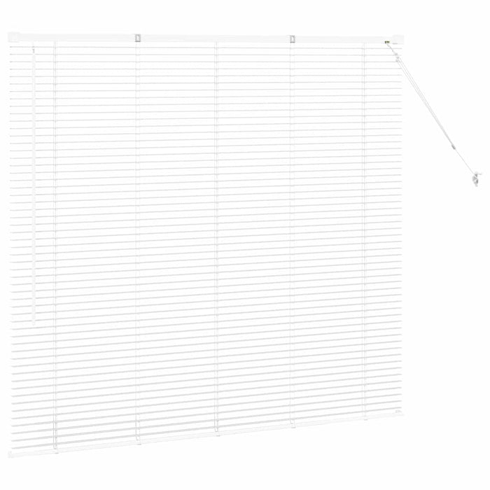 Jaluzele venetiene Manual Alb 130 x 145 cm Aluminiu WALTI