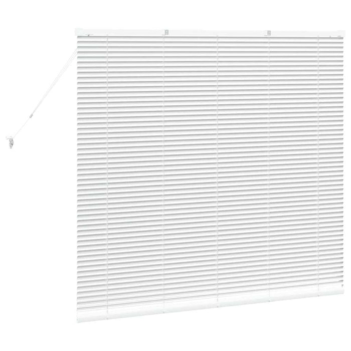 Jaluzele venetiene Manual Alb 130 x 145 cm Aluminiu WALTI