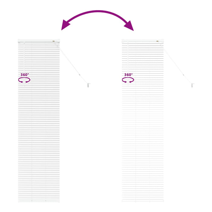 Jaluzele venetiene Manual Alb 175 x 40 cm Aluminiu - WALTI WALTI