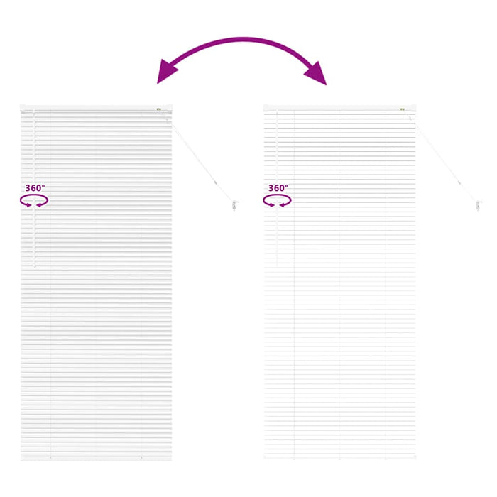 Jaluzele venetiene Manual Alb 175 x 70 cm Aluminiu - WALTI WALTI