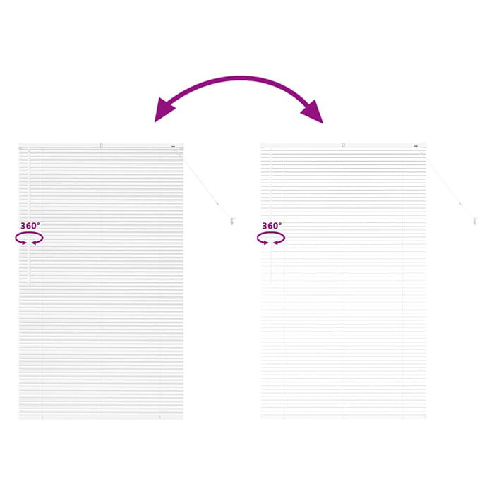 Jaluzele venetiene Manual Alb 175 x 105 cm Aluminiu - WALTI WALTI