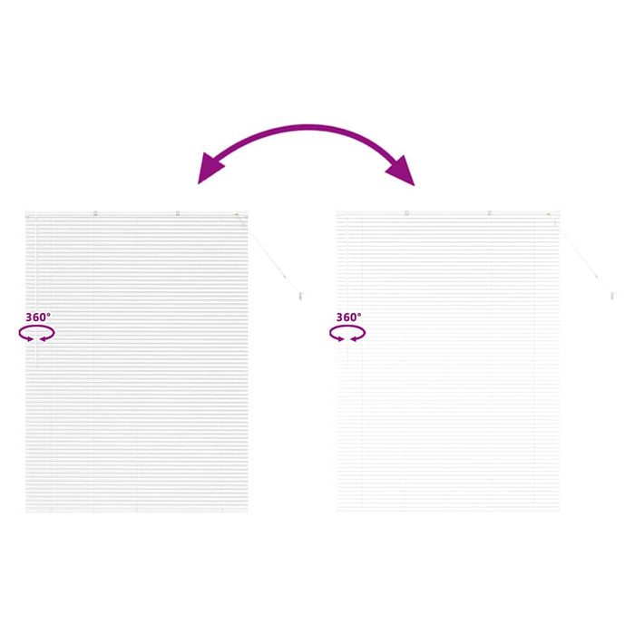 Jaluzele venetiene Manual Alb 175 x 135 cm Aluminiu - WALTI WALTI