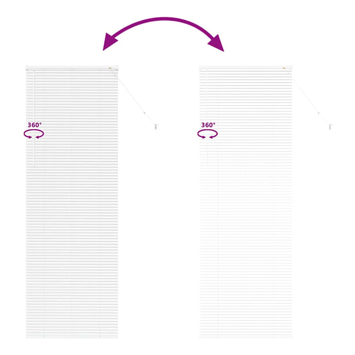 Jaluzele venetiene Manual Alb 220 x 75 cm Aluminiu - WALTI WALTI