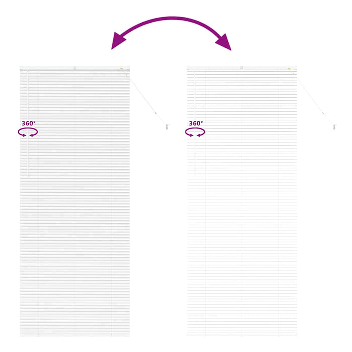 Jaluzele venetiene Manual Alb 220 x 90 cm Aluminiu - WALTI WALTI