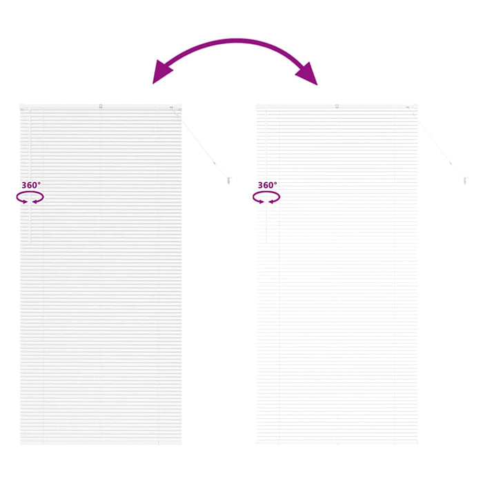 Jaluzele venetiene Manual Alb 220 x 105 cm Aluminiu - WALTI WALTI