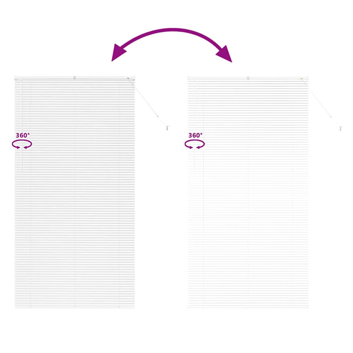 Jaluzele venetiene Manual Alb 220 x 110 cm Aluminiu - WALTI WALTI