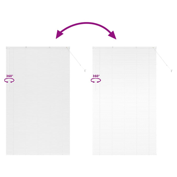 Jaluzele venetiene Manual Alb 220 x 135 cm Aluminiu - WALTI WALTI