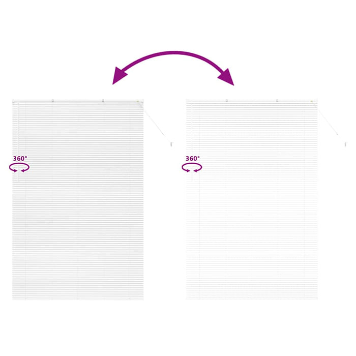 Jaluzele venetiene Manual Alb 220x150cm Aluminiu - WALTI WALTI