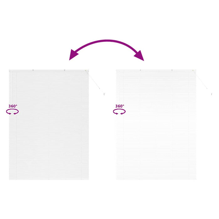 Jaluzele venetiene Manual Alb 220 x 155 cm Aluminiu - WALTI WALTI