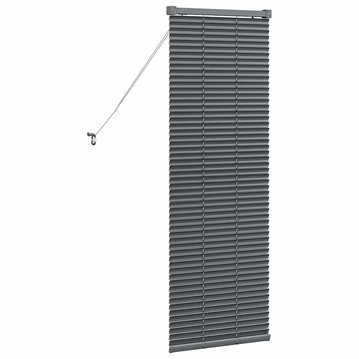 Jaluzele venetiene Manual Gri închis 130 x 40 cm Aluminiu - WALTI WALTI