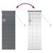 Jaluzele venetiene Manual Gri închis 130 x 45 cm Aluminiu - WALTI WALTI