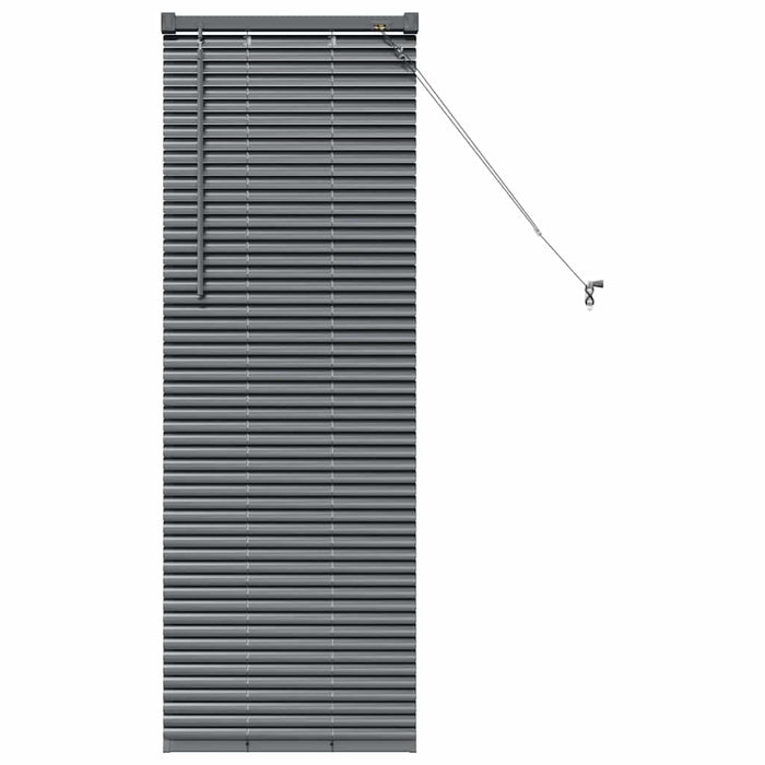 Jaluzele venetiene Manual Gri închis 130 x 50 cm Aluminiu - WALTI WALTI