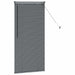 Jaluzele venetiene Manual Gri închis 130 x 65 cm Aluminiu - WALTI WALTI