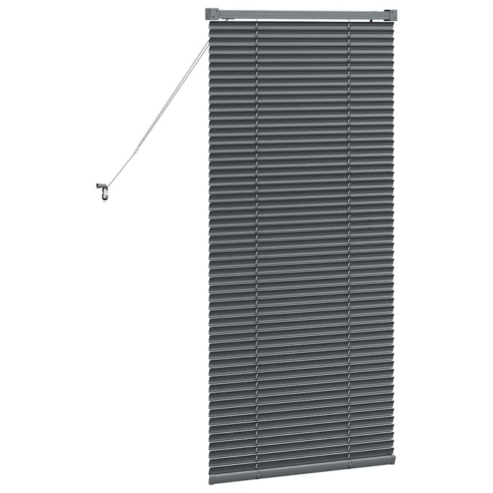 Jaluzele venetiene Manual Gri închis 130 x 65 cm Aluminiu - WALTI WALTI