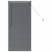 Jaluzele venetiene Manual Gri închis 130 x 65 cm Aluminiu - WALTI WALTI