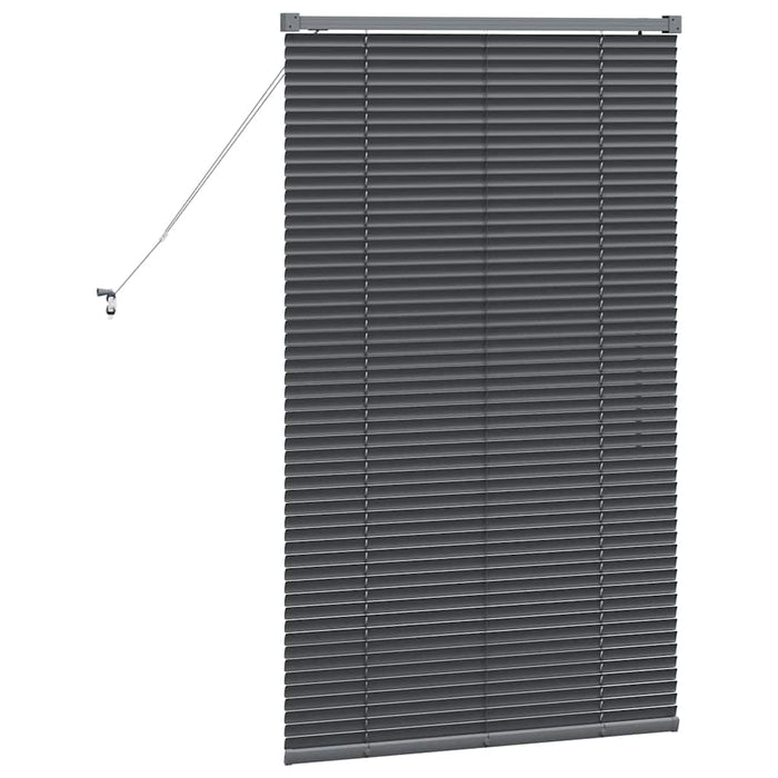 Jaluzele venetiene Manual Gri închis 130 x 75 cm Aluminiu - WALTI WALTI