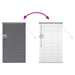 Jaluzele venetiene Manual Gri închis 130 x 80 cm Aluminiu - WALTI WALTI
