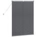 Jaluzele venetiene Manual Gri închis 130 x 85 cm Aluminiu - WALTI WALTI