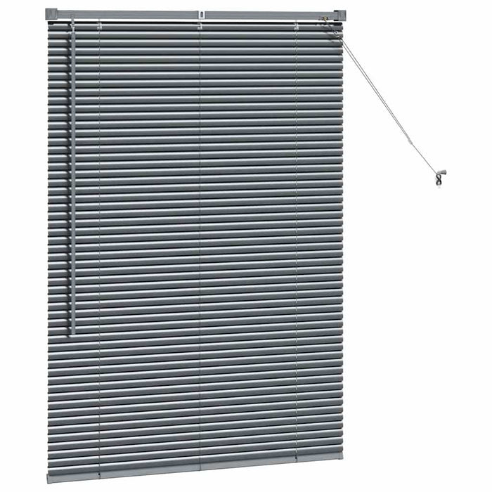 Jaluzele venetiene Manual Gri închis 130 x 90 cm Aluminiu - WALTI WALTI