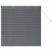 Jaluzele venetiene Manual Gri închis 130 x 125 cm Aluminiu - WALTI WALTI