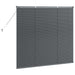 Jaluzele venetiene Manual Gri închis 130 x 140 cm Aluminiu - WALTI WALTI