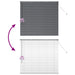 Jaluzele venetiene Manual Gri închis 130 x 140 cm Aluminiu - WALTI WALTI
